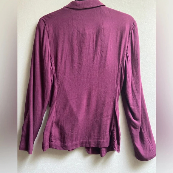 Talula Aritzia lightweight rayon Kent open blazer Sz  6 - Picture 2 of 7